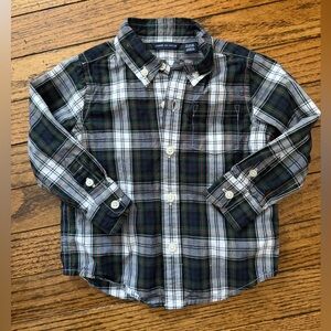NWOT Janie and Jack Plaid Button-Down Shirt